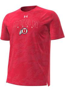 Under Armour Utah Utes Red Tech Short Sleeve T Shirt