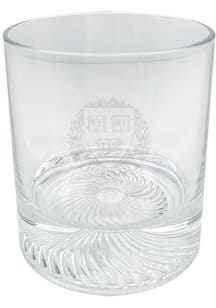 Harvard Crimson H Logo Rock Glass - White