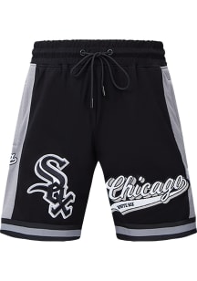 Pro Standard Chicago White Sox Mens Black Script Tail Shorts