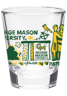 George Mason University Julia Gash Shot Glass
