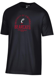 Under Armour Cincinnati Bearcats Black Printed Short Sleeve T Shirt