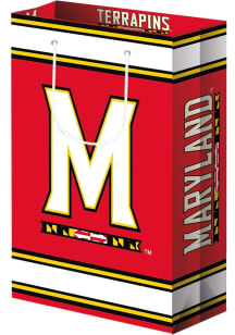 Maryland Terrapins 9x13 Matte Red Gift Bag