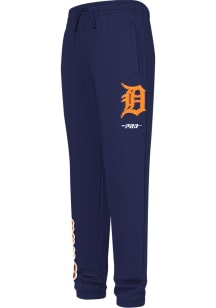Pro Standard Detroit Tigers Youth Navy Blue Classic Chenille Sweatpants
