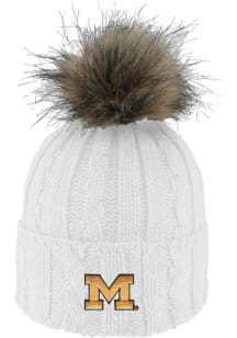 LogoFit Michigan Wolverines White Alps Womens Knit Hat