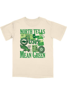 B-Unlimited North Texas Mean Green Ivory Alumni Ephemera Short Sleeve T Shirt