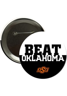 Oklahoma State Cowboys 3" Beat Oklahoma Button - Orange
