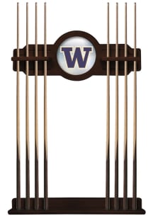 Washington Huskies Solid Wood Cue Rack Pool Table