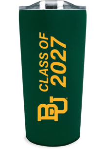 Baylor Bears 18oz Class of 2027 Soft Touch Stainless Steel Tumbler - Kelly Green