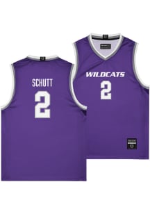 Jaden Schutt  Campus Ink K-State Wildcats Youth NIL Purple Basketball Jersey