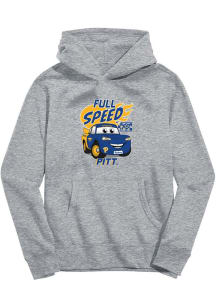 Vive La Fete Pitt Panthers Youth Grey Full Speed Long Sleeve Hoodie