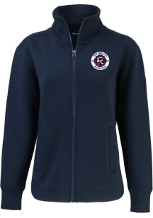 Cutter and Buck New England Revolution Womens Navy Blue Roam Light Weight Jacket
