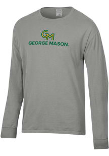 ComfortWash George Mason University Grey Garment Dyed Long Sleeve T Shirt