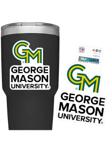 George Mason University Wordmark 3in Durable Stickers - Green