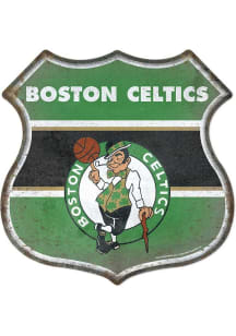 Boston Celtics Metal Route Sign - Silver
