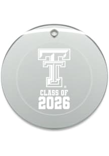 Texas Tech Red Raiders Class of 2026 Round Ornament - White