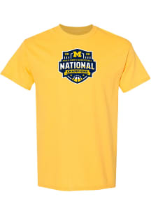 Michigan Wolverines Yellow 2026 NCAA National Champions Short Sleeve T Shirt