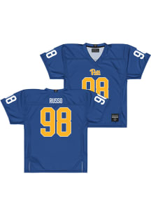 Gabriel Russo  Campus Ink Pitt Panthers Blue NIL Football Jersey