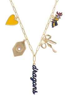 Drexel Dragons Paperclip Charm Necklace