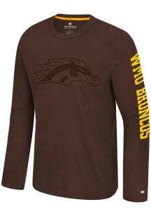 Colosseum Western Michigan Broncos Brown Richie Long Sleeve T Shirt