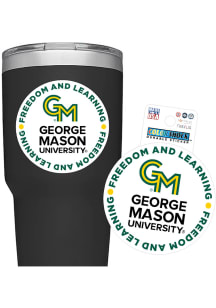 George Mason University Script Durable Stickers - Green