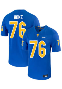 Lincoln Hoke  Nike Pitt Panthers Blue NIL Name And Number Football Jersey