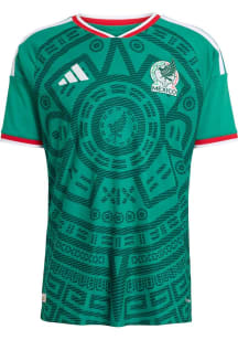 Mexico National Team Mens Adidas Authentic Soccer Authentic Home Jersey - Green