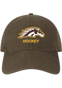 Legacy Western Michigan Broncos Hockey Twill Adjustable Hat - Brown