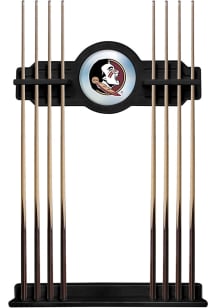 Florida State Seminoles Solid Wood Cue Rack Pool Table