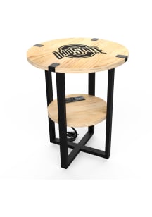Ohio State Buckeyes Charging Wood End Table
