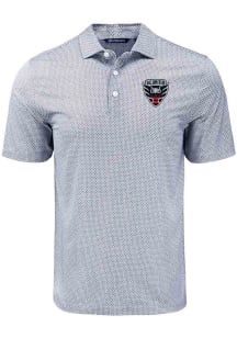 Cutter and Buck DC United Black Pike Diamond Dot Big and Tall Polo