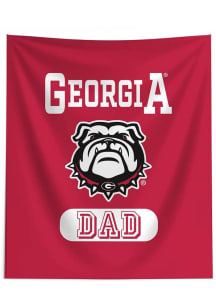 Georgia Bulldogs Dad 50x60 Tapestry Blanket