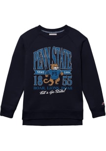 Penn State Nittany Lions Womens Navy Blue 1991 Crew Crew Sweatshirt