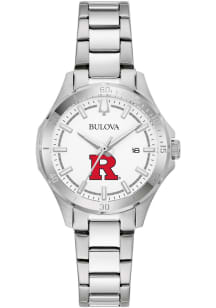 Bulova Rutgers Scarlet Knights Sport Stainless Steel Womens Watch