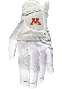 Minnesota Golden Gophers White Cool Mesh Golf Gloves