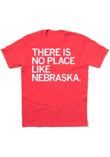 Nebraska Red No Place Like Nebraska Short Sleeve Fashion T Shirt