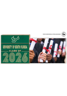 South Florida Bulls Class of 2026 Floating Picture Frame - Green