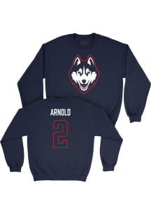 Kamorea Arnold UConn Huskies Mens Navy Blue NIL Player Crew