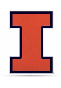 Illinois Fighting Illini Logo Shaped Pennant - Orange