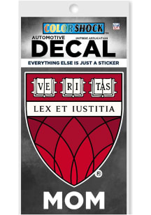 Harvard Crimson Law School Mom Auto Decal - Crimson