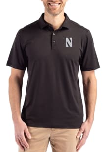 Cutter and Buck Northwestern Wildcats Mens Purple Coastline Eco Short Sleeve Polo