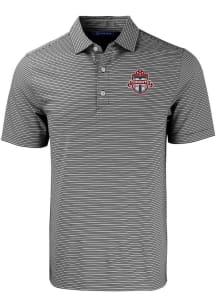 Cutter and Buck Toronto FC Black Forge Double Stripe Big and Tall Polo