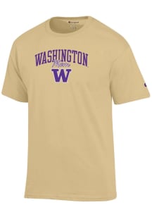 Champion Washington Huskies Gold Mom Script Jersey Short Sleeve T Shirt