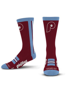 Philadelphia Phillies Throwback Mens Crew Socks