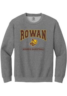 Summit Sportswear Rowan University Mens Graphite Womens Basketball Long Sleeve Crew Sweatshirt
