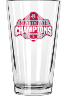 Ohio State Buckeyes 2024 Football National Champions 16oz Pint Glass - Red