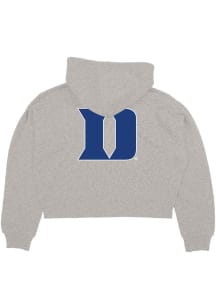 Blue 84 Duke Blue Devils Womens Grey Cloud Fleece Long Sleeve Full Zip Jacket