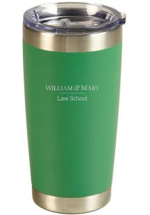 William & Mary Tribe law 20oz laser etched Stainless Steel Tumbler - Green