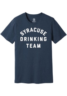 Summit Sportswear Syracuse Navy Blue Drinking Team Short Sleeve Fashion T Shirt