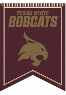 Texas State Bobcats 18x24 Banner - White