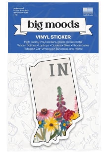 Indiana Painterly Pattern Stickers - White
